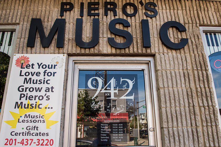 Piero's Music Store, serving clients in Hoboken, NJ