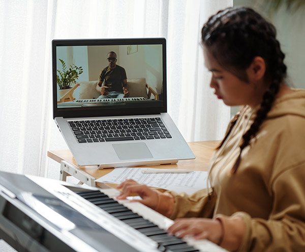 virtual lessons offered at Pieor's Music Store, Bayonne, NJ